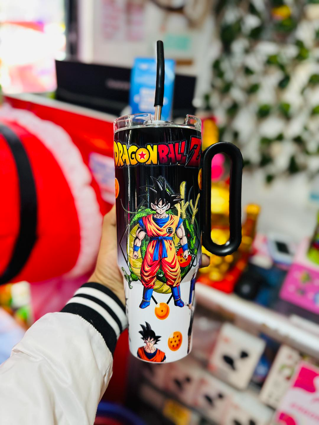 Dragon Ball Goku Ultra Instinct Power Large Tumbler