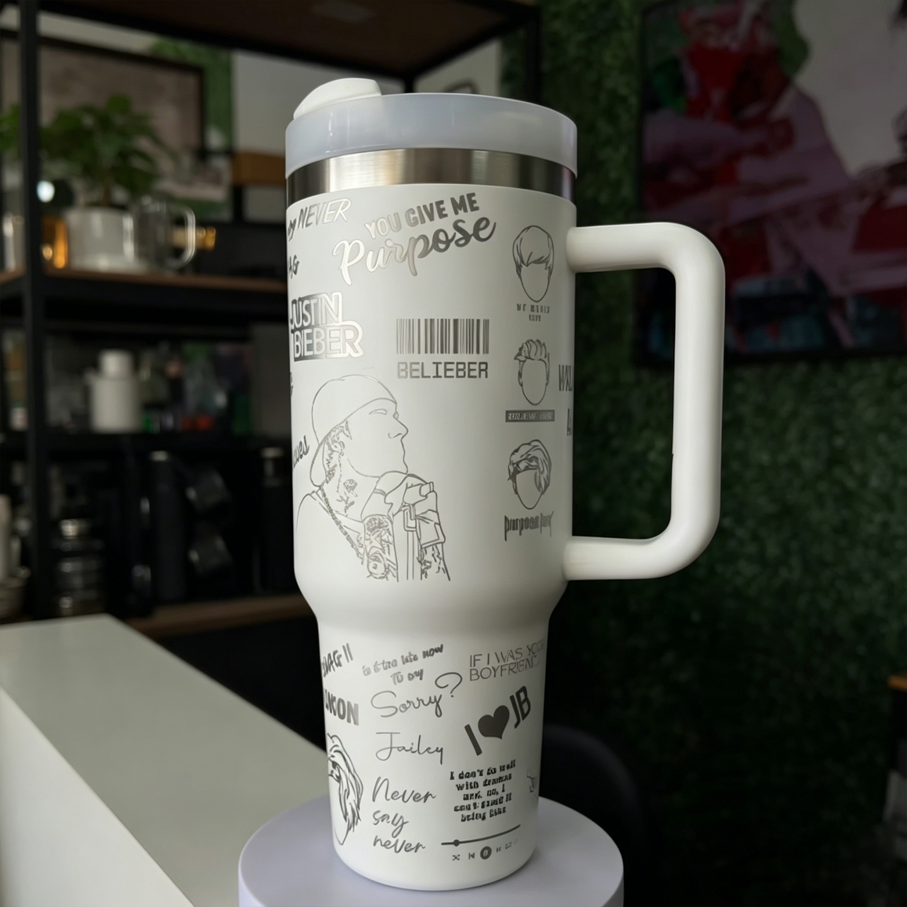 Justin Bieber 40oz Tumbler  Stanley Cup