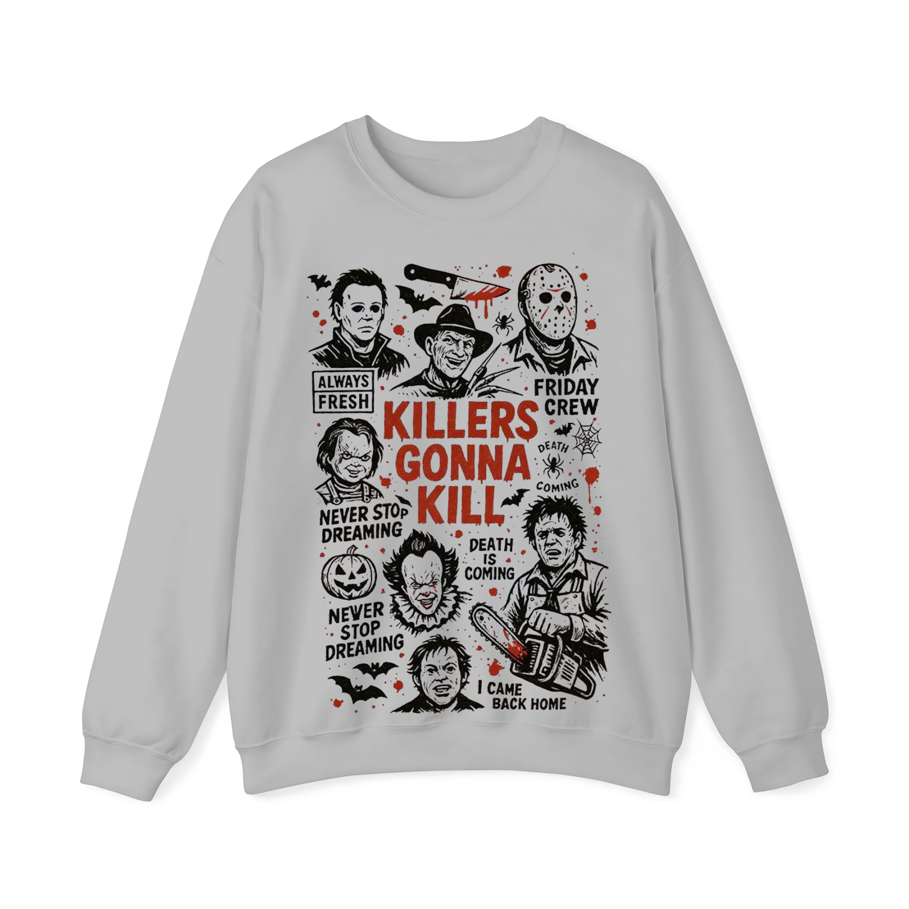 Killers Gonna Kill - Halloween Crewneck Sweatshirt