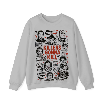 Killers Gonna Kill - Halloween Crewneck Sweatshirt