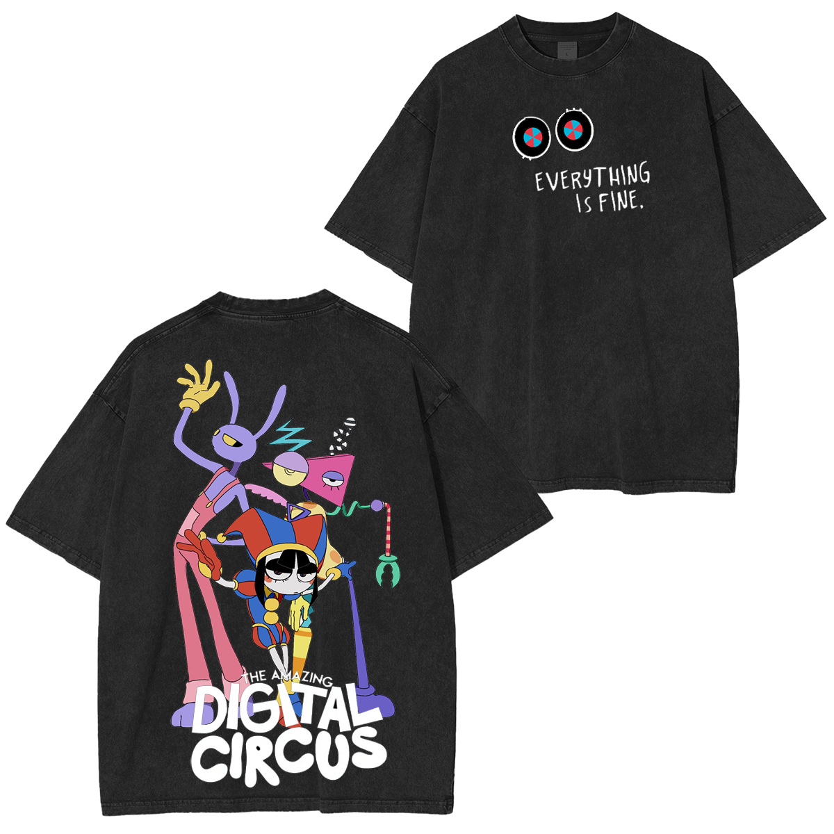The Amazing Digital Circus Vintage Washed T-shirt/Crewneck/Hoodie