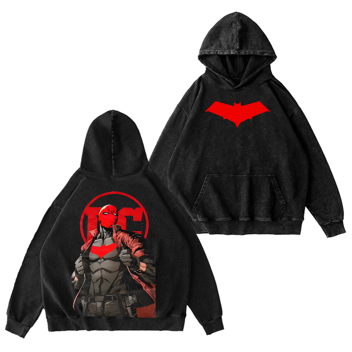 Red Hood Washed T-shirt/Crewneck/Hoodie