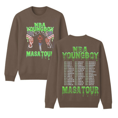 YoungBoy Masa Tour 2025 Merch Two Sided  Shirt/Crewneck/Hoodie