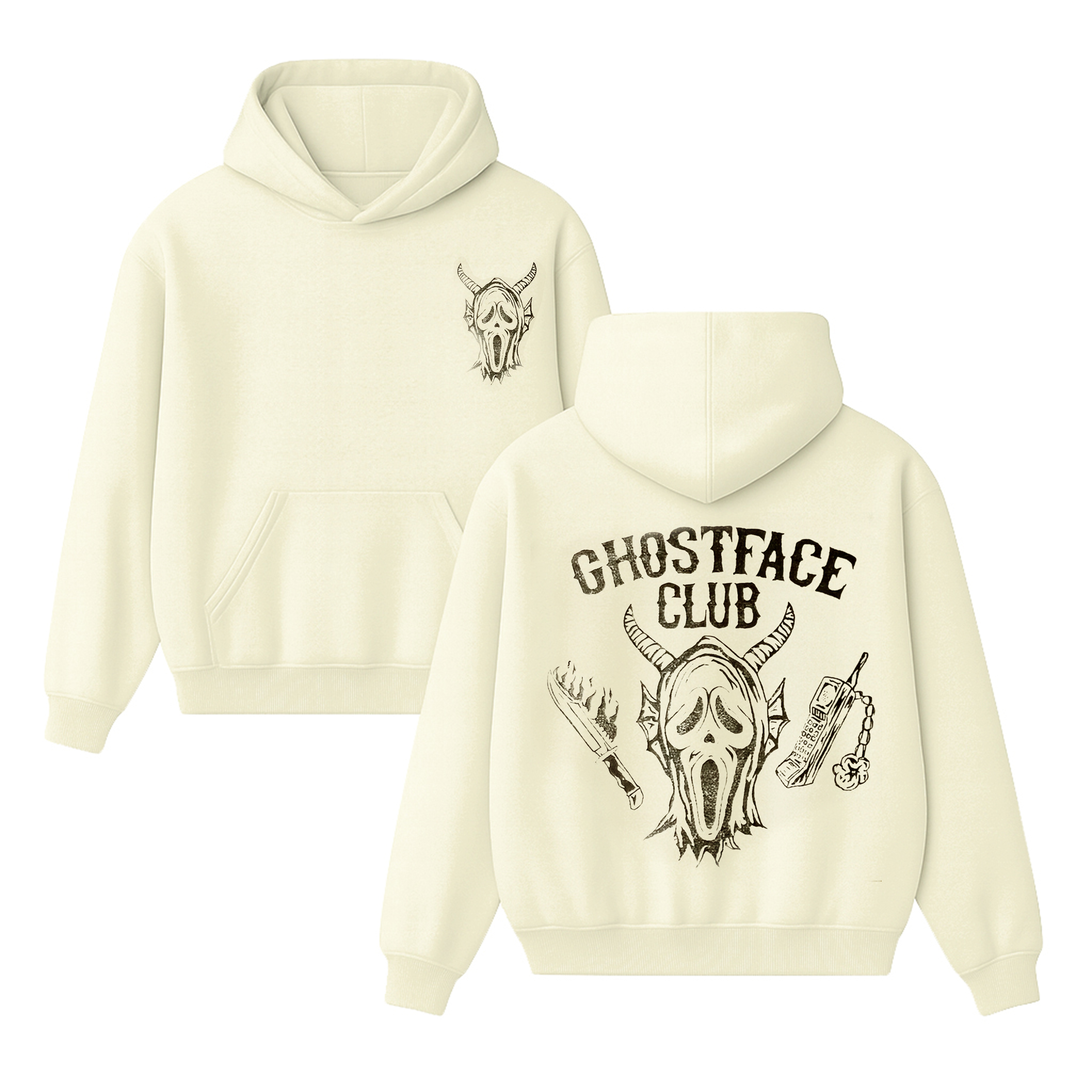 Ghostface Club Horror Movie Unisex Shirt/Crewneck/Hoodie