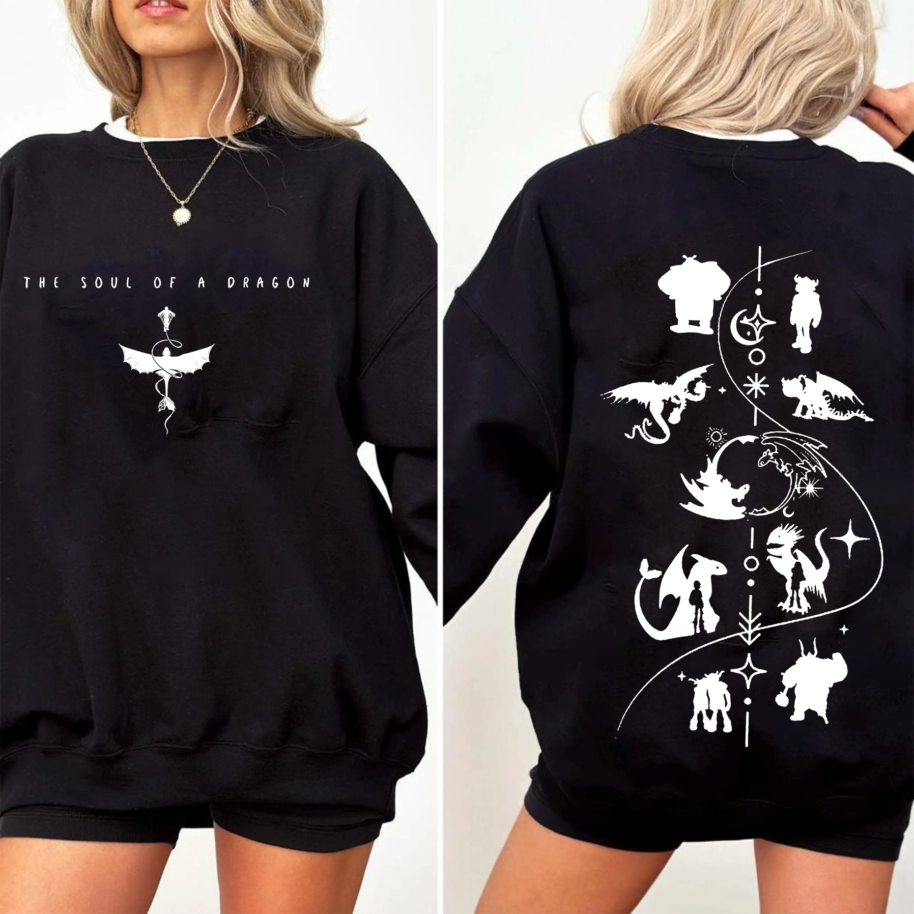 The Soul Of A Dragon Crewneck Sweatshirt