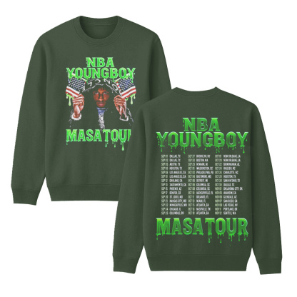 YoungBoy Masa Tour 2025 Merch Two Sided  Shirt/Crewneck/Hoodie
