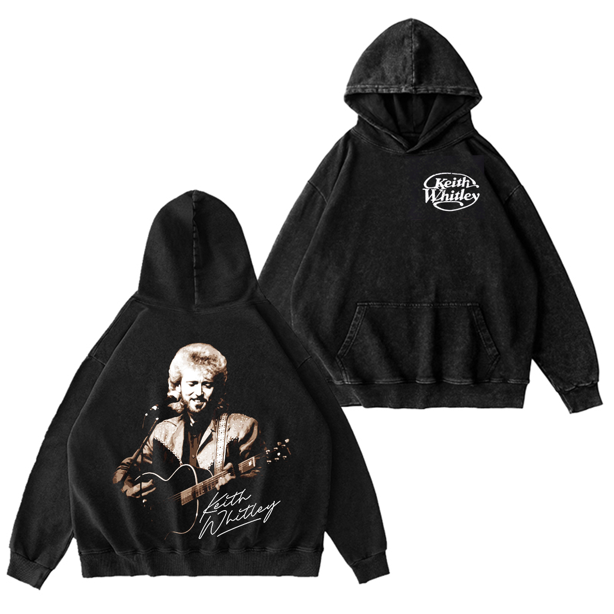 Keith Whitley Country Music Sandy Washed T-shirt/Crewneck/Hoodie