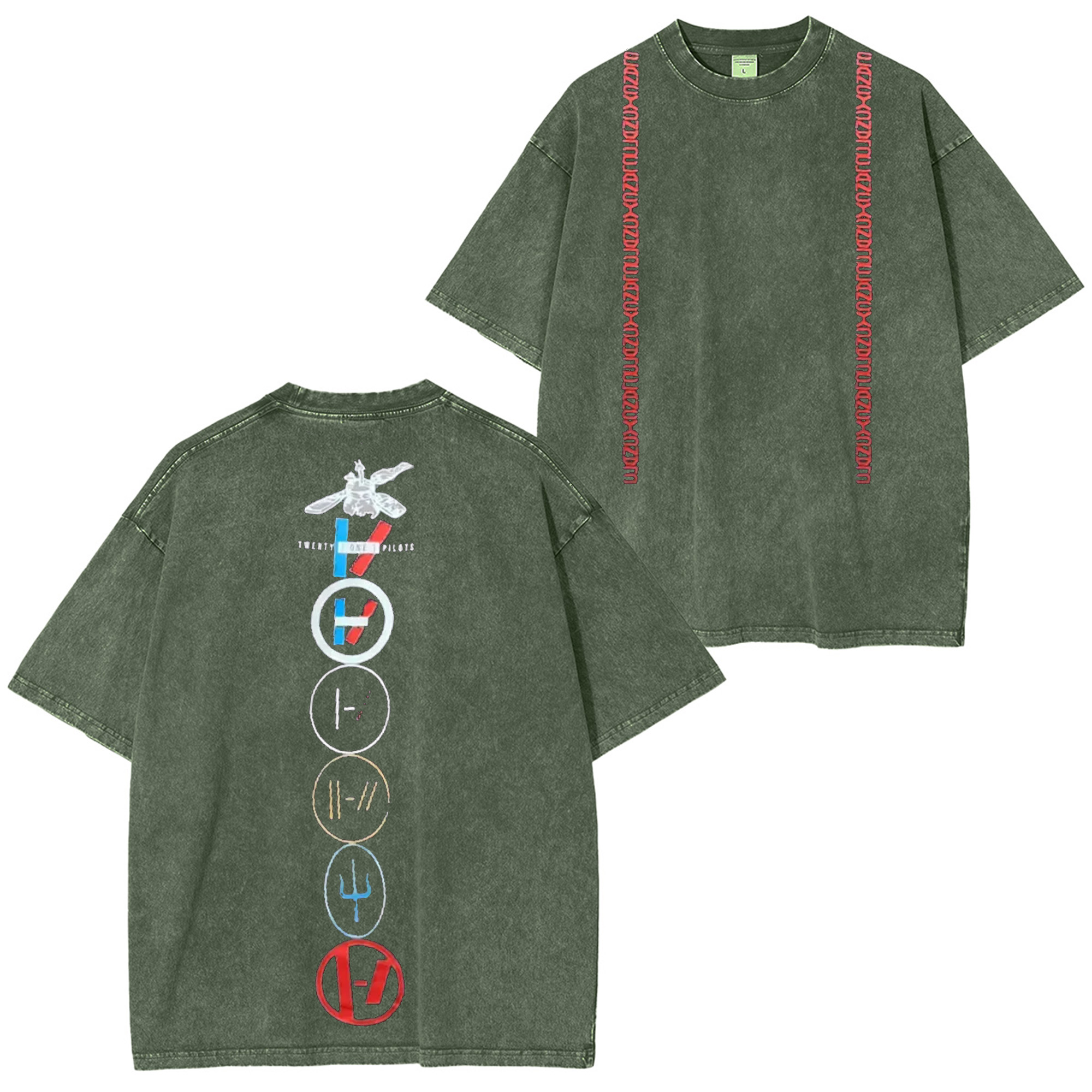 Twenty One Pilots Washed T-Shirt