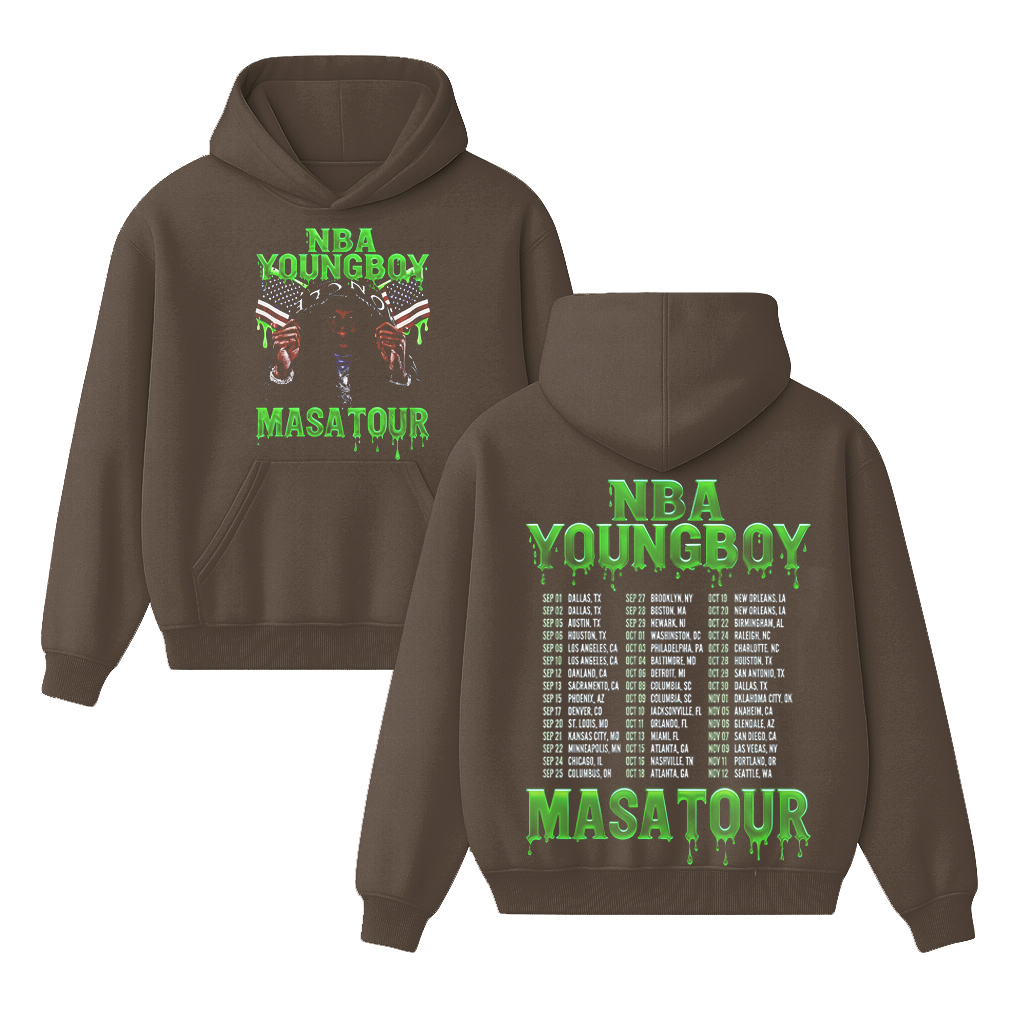 YoungBoy Masa Tour 2025 Merch Two Sided  Shirt/Crewneck/Hoodie