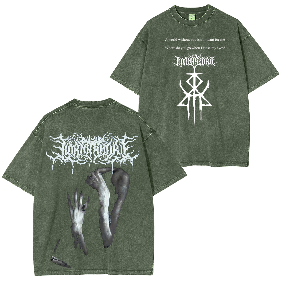 Lorna Shore pain Remains Dancing Like Flames  Vintage Washed T-shirt/Crewneck/Hoodie