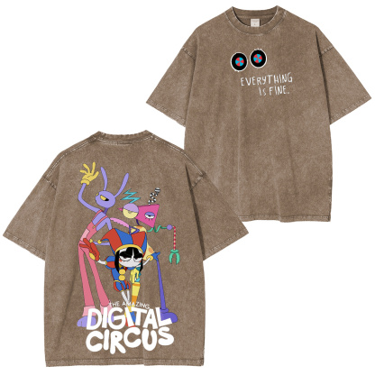 The Amazing Digital Circus Vintage Washed T-shirt/Crewneck/Hoodie