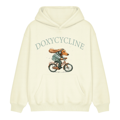 Doxycycline Dachshund Bicycle Unisex Shirt/Crewneck/Hoodie