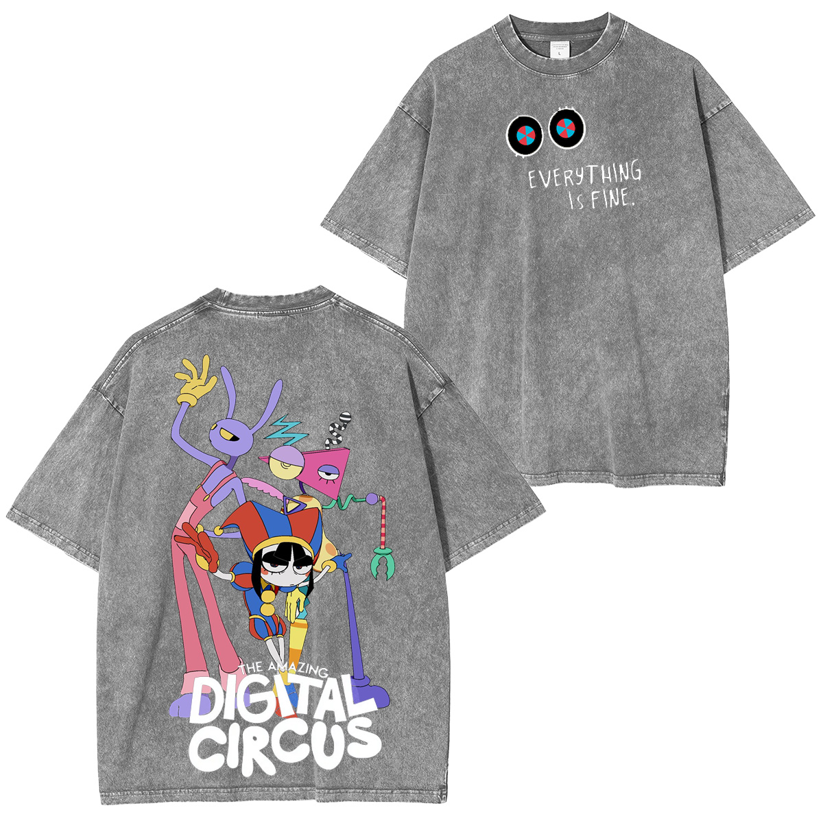 The Amazing Digital Circus Vintage Washed T-shirt/Crewneck/Hoodie