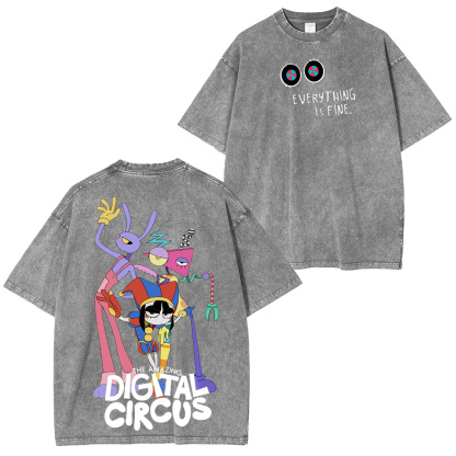 The Amazing Digital Circus Vintage Washed T-shirt/Crewneck/Hoodie