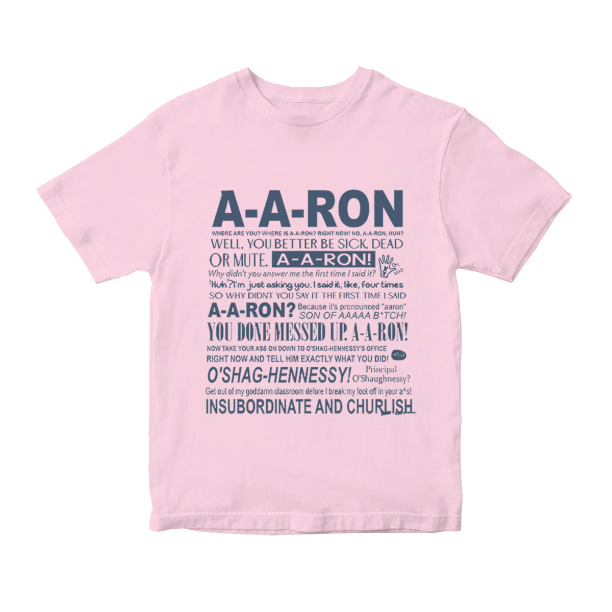 A-A-Ron Where Are You Where Is A-A-Ron Right Now T-Shirt