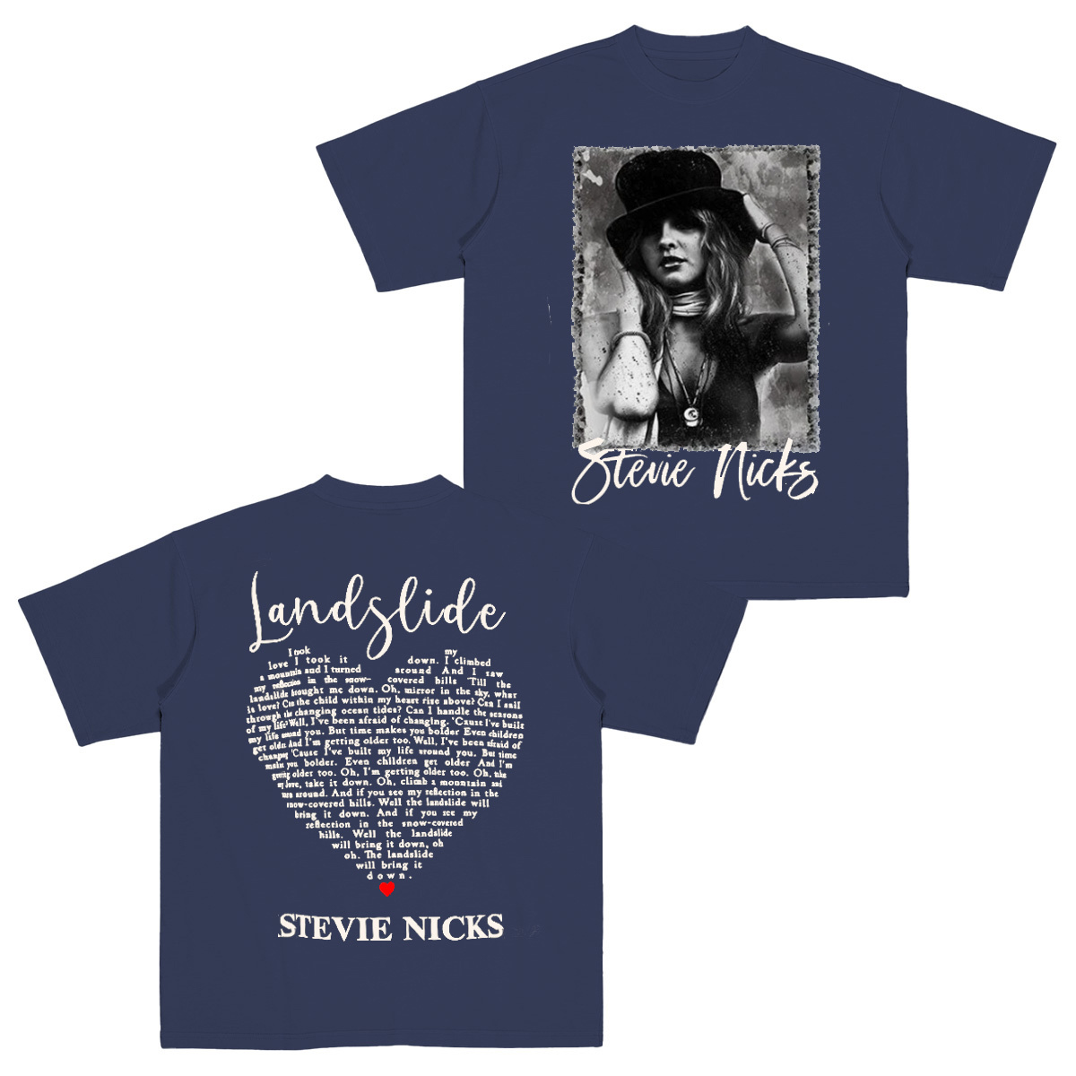 I've been afraid of changing Stevie Nicks Landslide T-Shirt