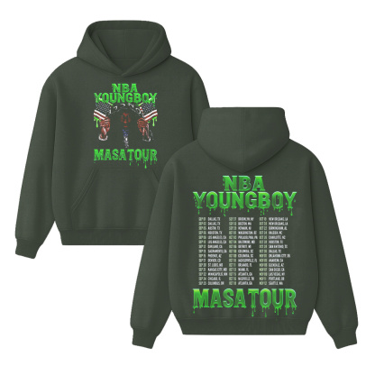YoungBoy Masa Tour 2025 Merch Two Sided  Shirt/Crewneck/Hoodie