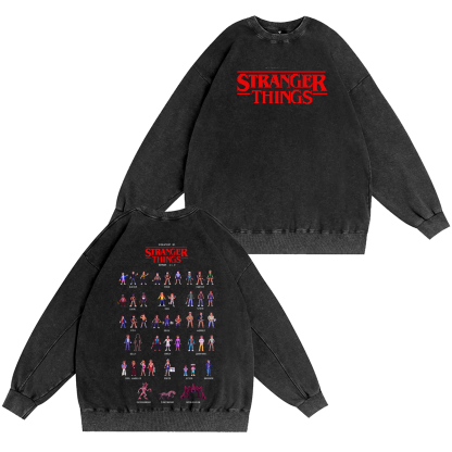 Stranger Things Unisex Washed T-shirt/Crewneck/Hoodie