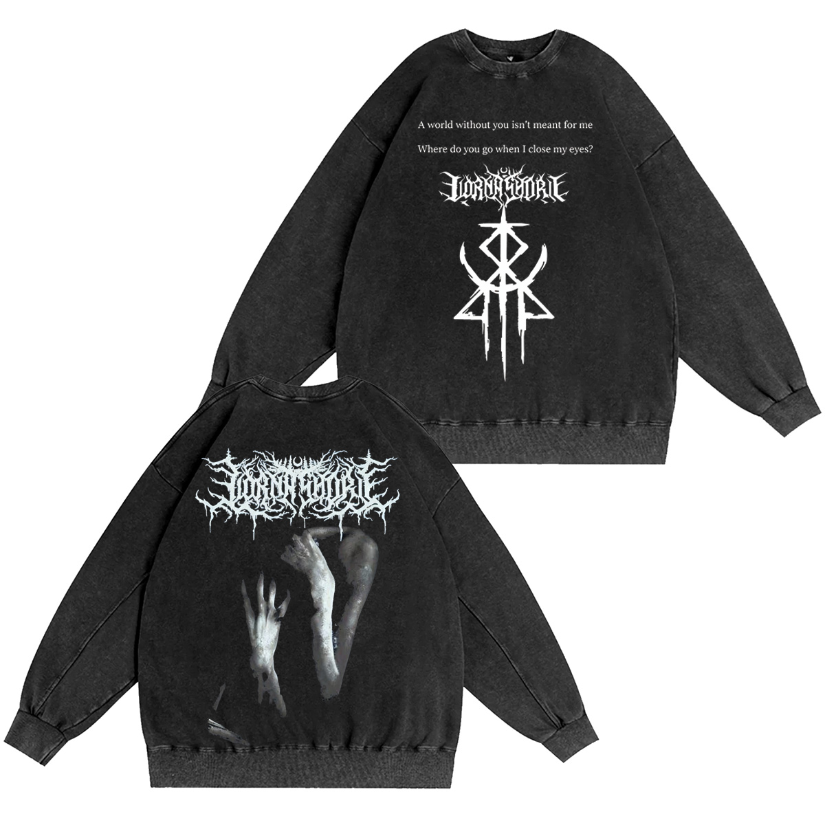 Lorna Shore pain Remains Dancing Like Flames  Vintage Washed T-shirt/Crewneck/Hoodie