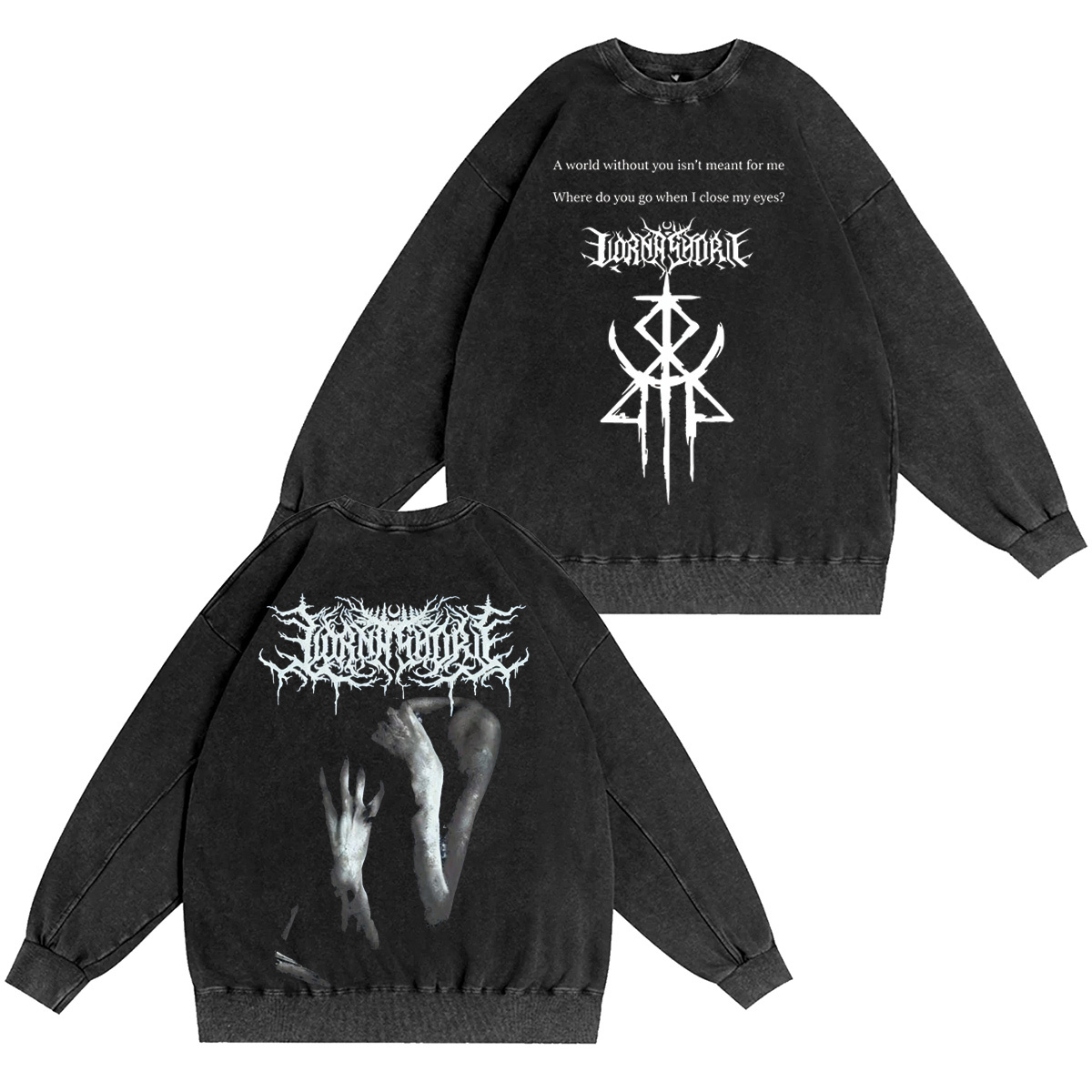 Lorna Shore pain Remains Dancing Like Flames  Vintage Washed T-shirt/Crewneck/Hoodie