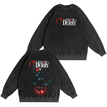 It: Welcome to Derry Unisex Washed T-shirt/Crewneck/Hoodie