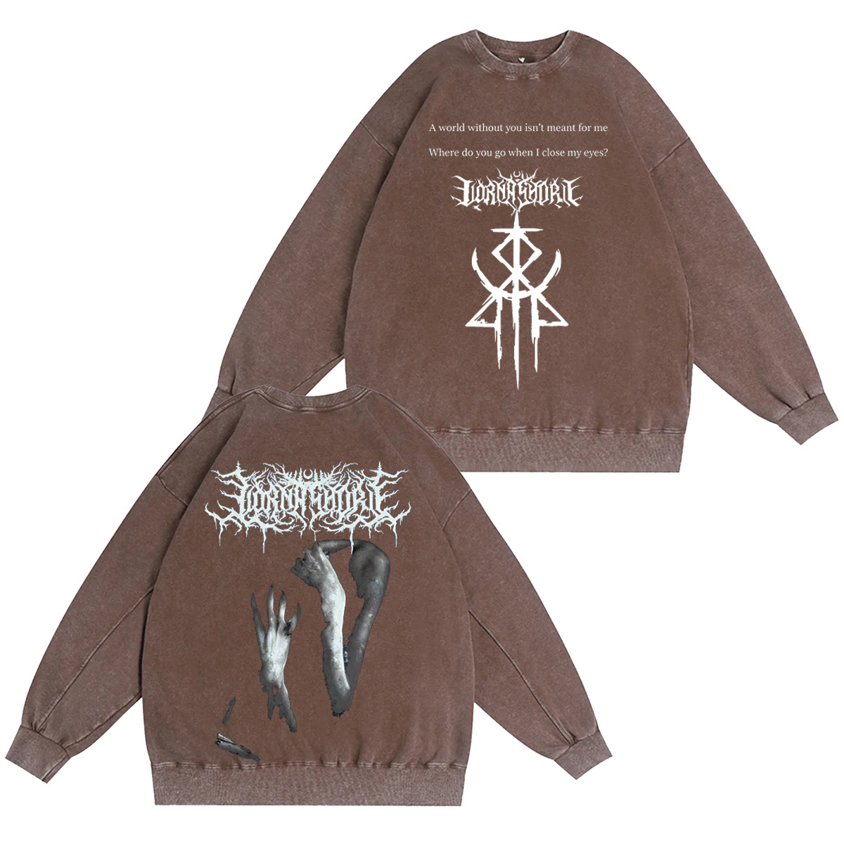 Lorna Shore pain Remains Dancing Like Flames  Vintage Washed T-shirt/Crewneck/Hoodie