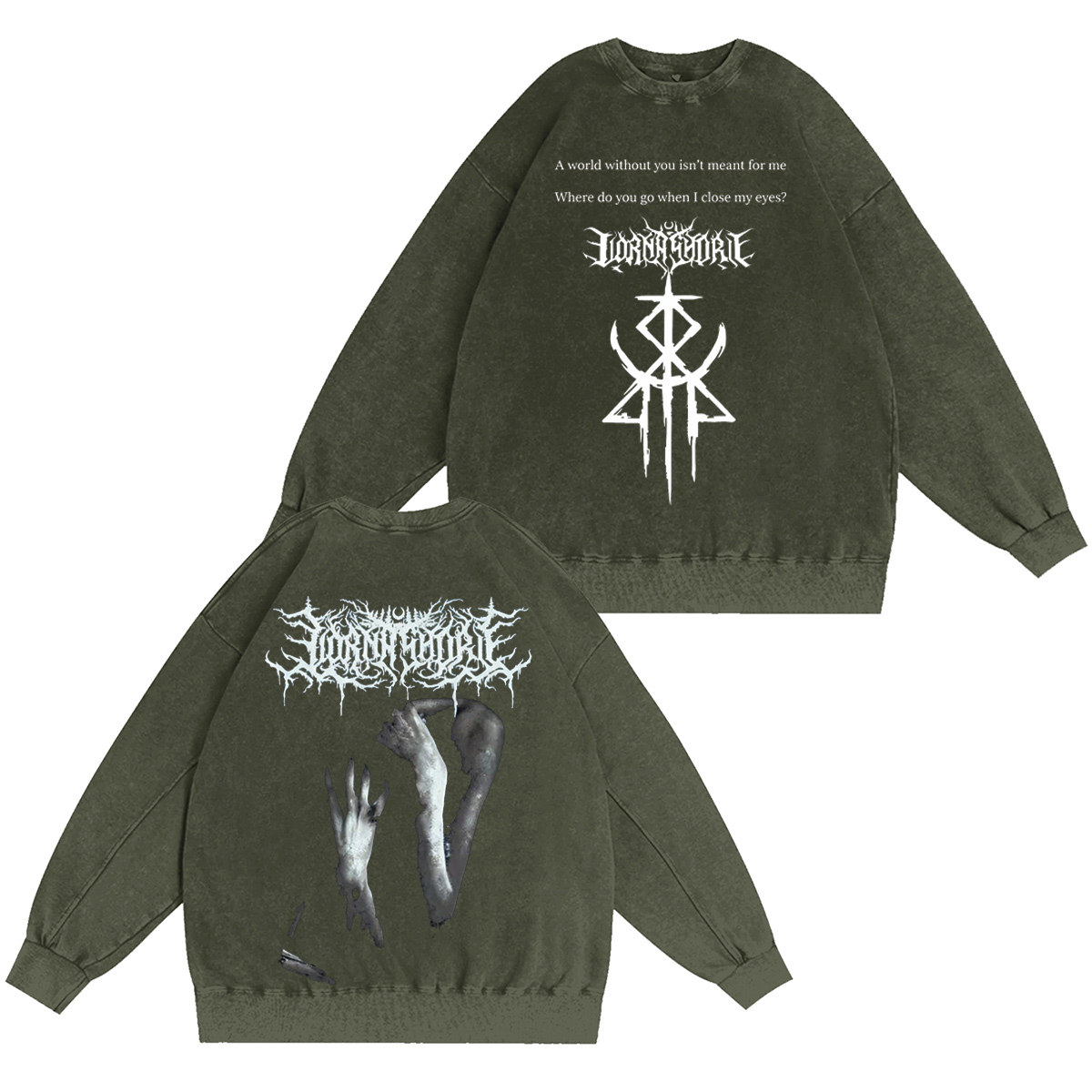 Lorna Shore pain Remains Dancing Like Flames  Vintage Washed T-shirt/Crewneck/Hoodie