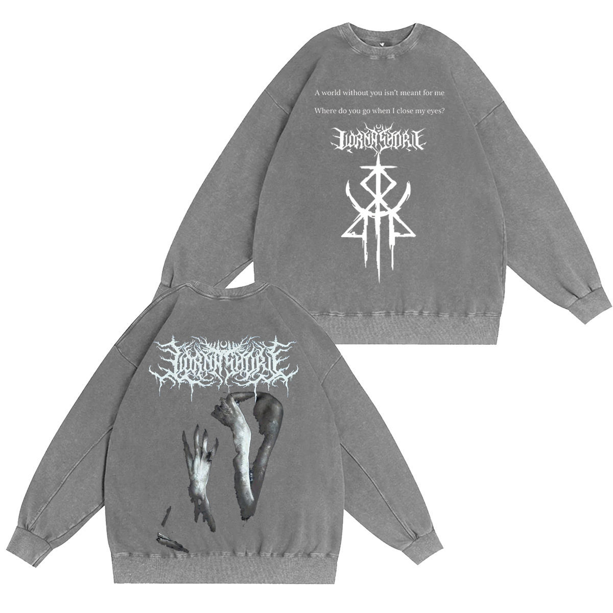 Lorna Shore pain Remains Dancing Like Flames  Vintage Washed T-shirt/Crewneck/Hoodie