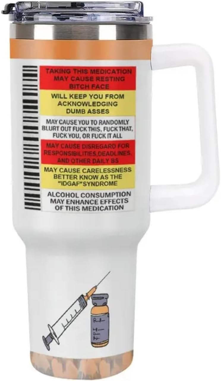 Funny Fukit0l Oral Solution 40oz Tumbler Cup