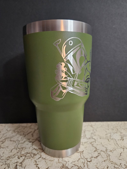 30oz Boba Fett Star Wars Stainless Steel Tumbler with Lid,