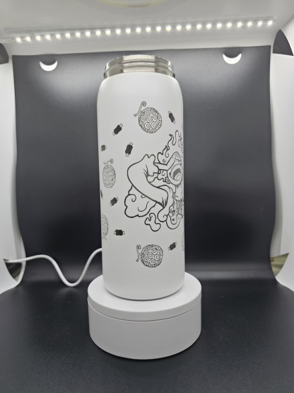 One Piece Luffy Gear 5 Engraved 32oz FreeSip Spout Tumbler 