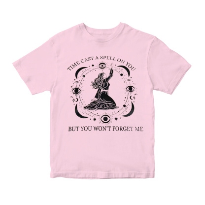 Time Cast Spell Graphic But Won't Forget Me  T-Shirt