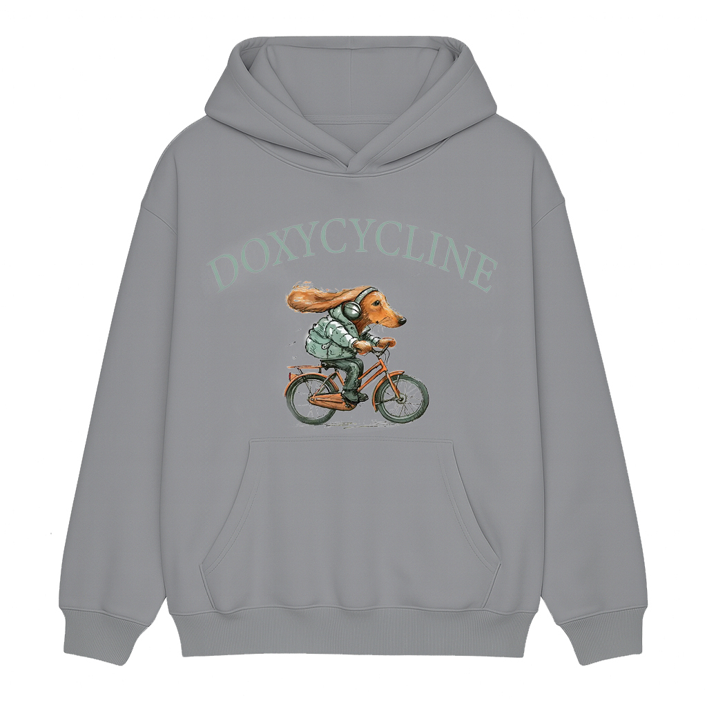 Doxycycline Dachshund Bicycle Unisex Shirt/Crewneck/Hoodie