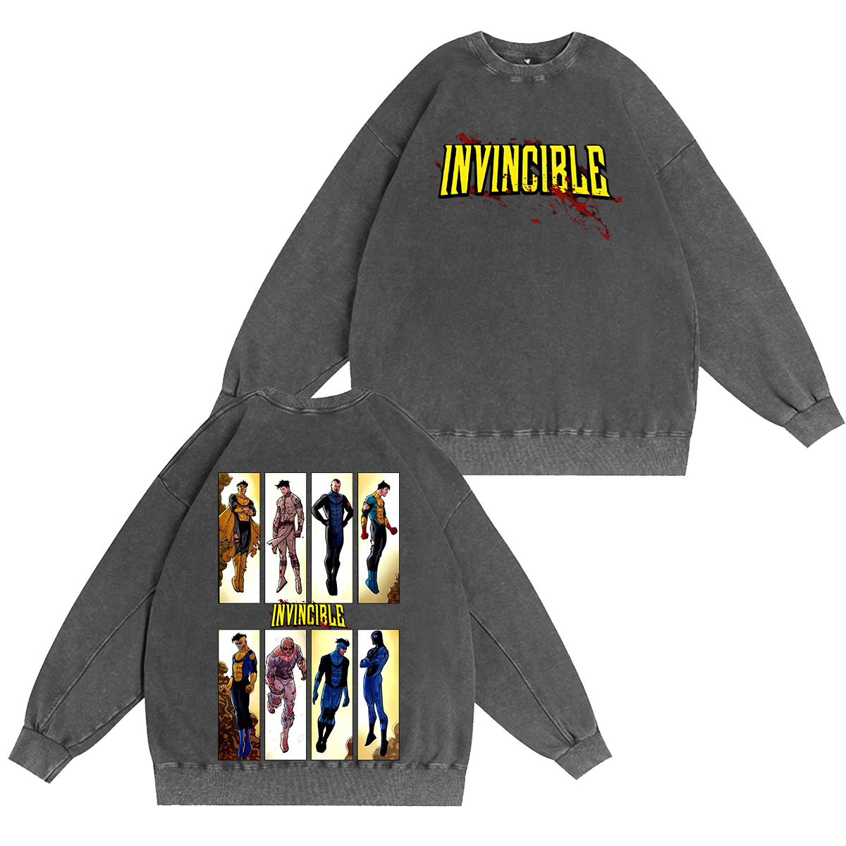 Invincible Washed T-shirt/Crewneck/Hoodie