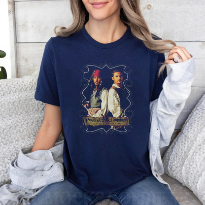 Pirates of The Caribbean Dead Man's Chest Movie Poster Shirt