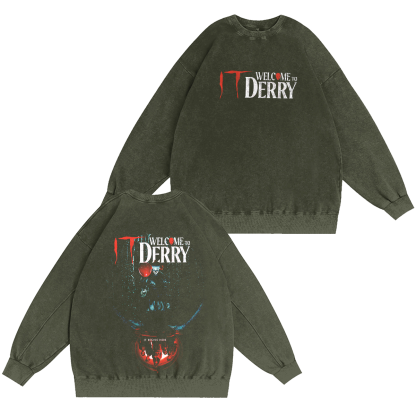 It: Welcome to Derry Unisex Washed T-shirt/Crewneck/Hoodie