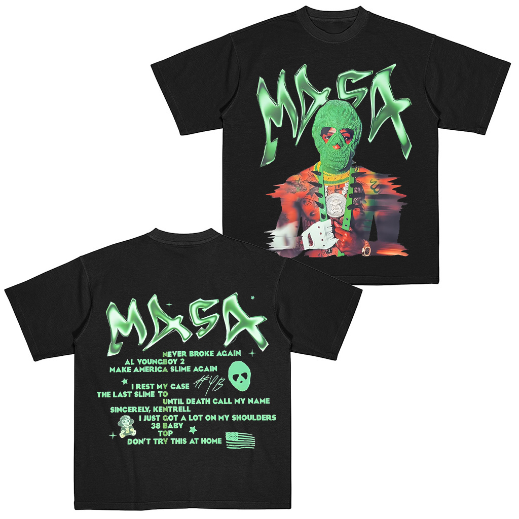 NBA Youngboy MASA Tour Inspired 2025 Graphic Tee Unisex Shirt/Crewneck