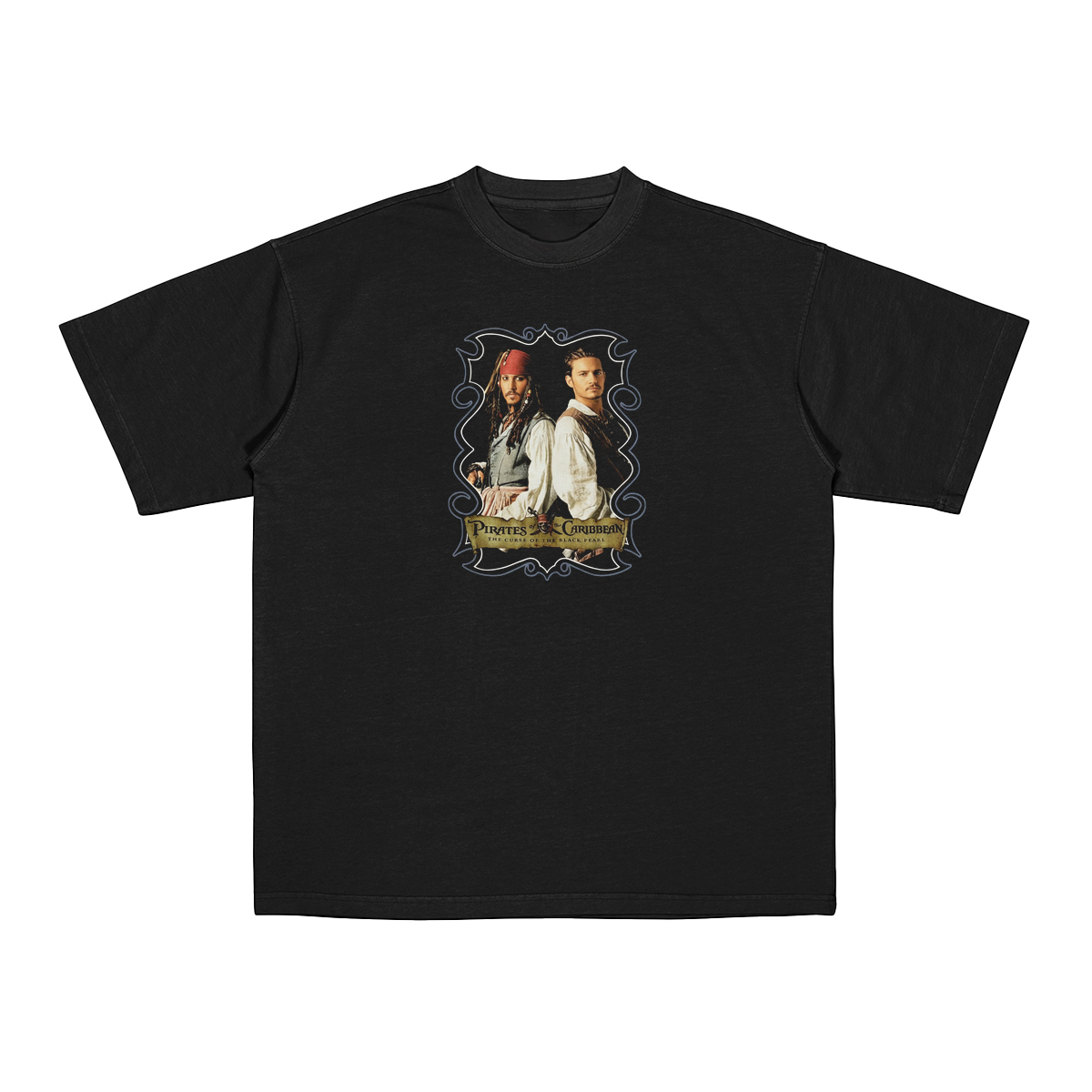Pirates of The Caribbean Dead Man's Chest Movie Poster Shirt