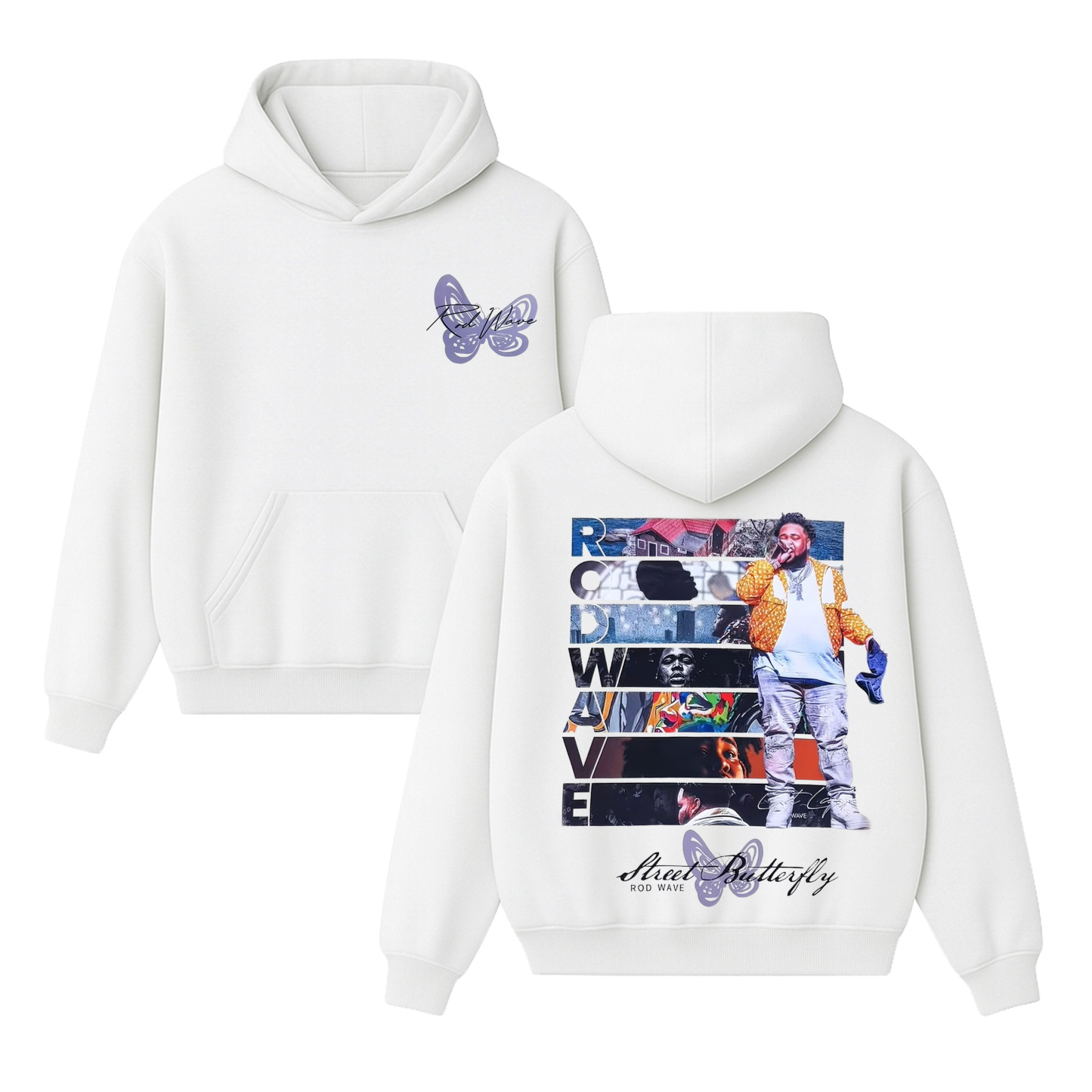 Rod Wave "Street Butterfly" Unisex Shirt/Crewneck/Hoodie