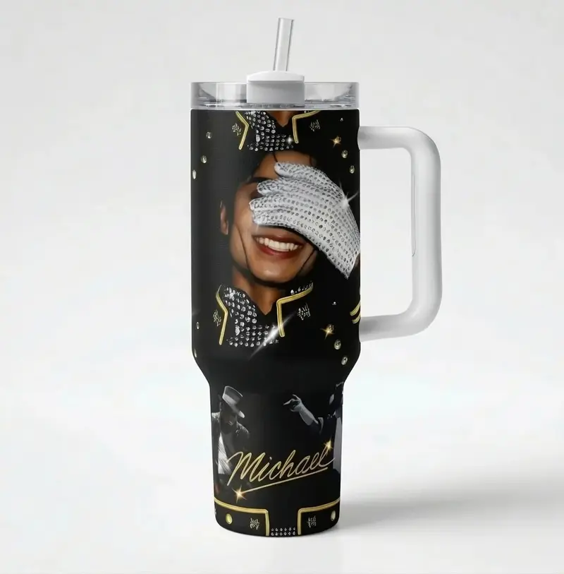 [Copy]Michael Jackson King of Pop 40oz Tumbler Cup
