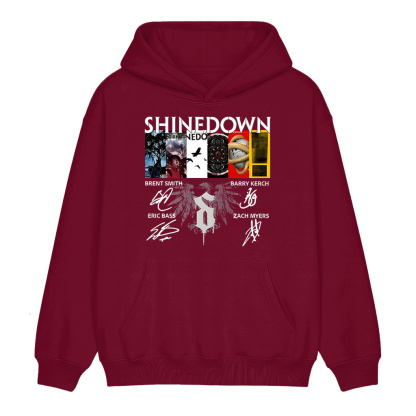 Shinedown Band Signatures Graphic Shirt/Crewneck/Hoodie