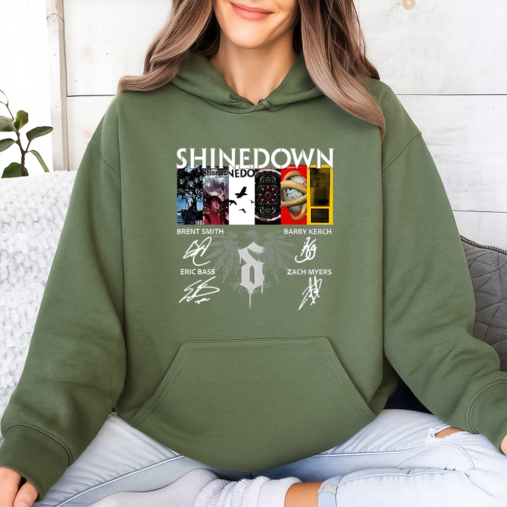 Shinedown Band Signatures Graphic Shirt/Crewneck/Hoodie