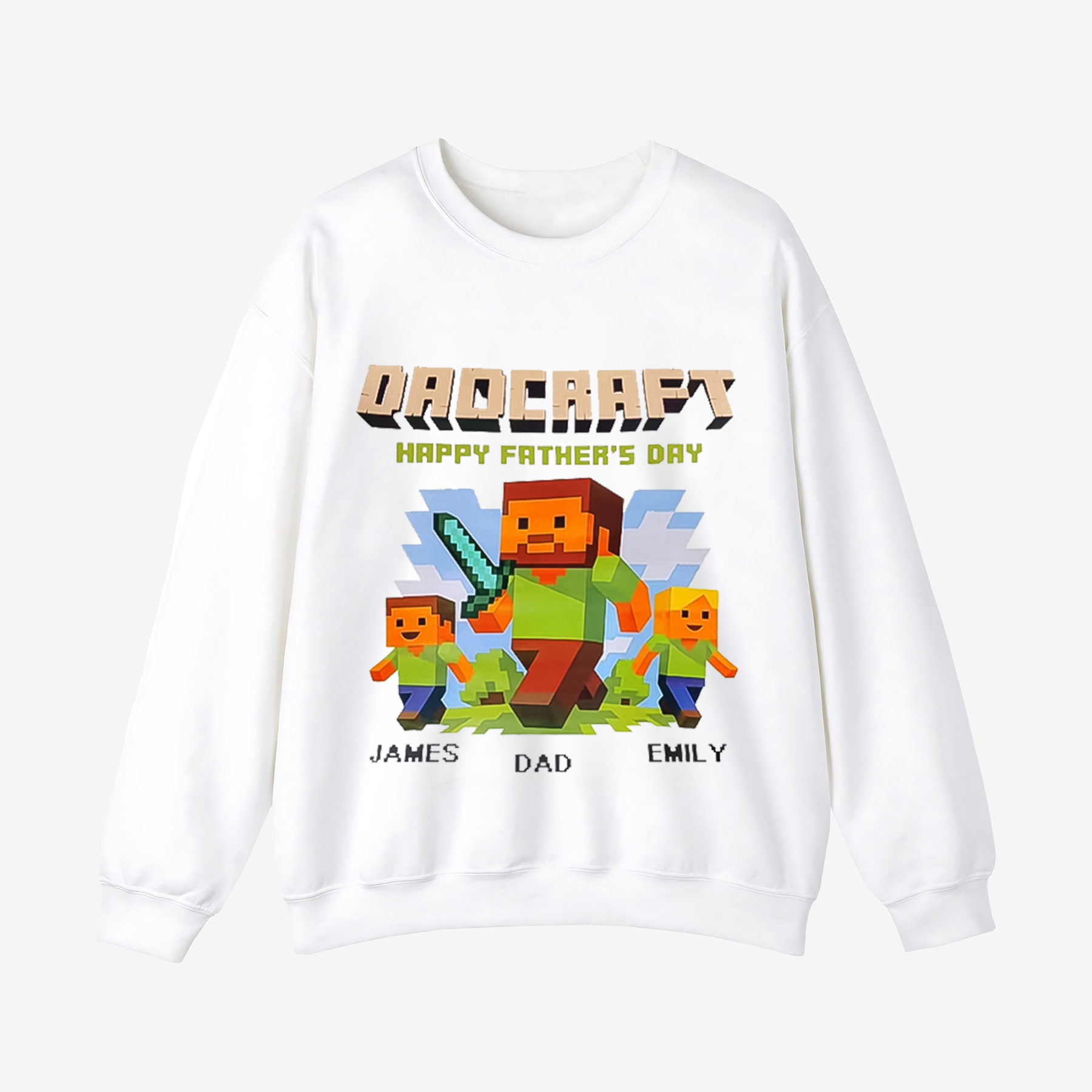 DADCRATF HAPPY FATHER'S DAY Crewneck Sweatshirt