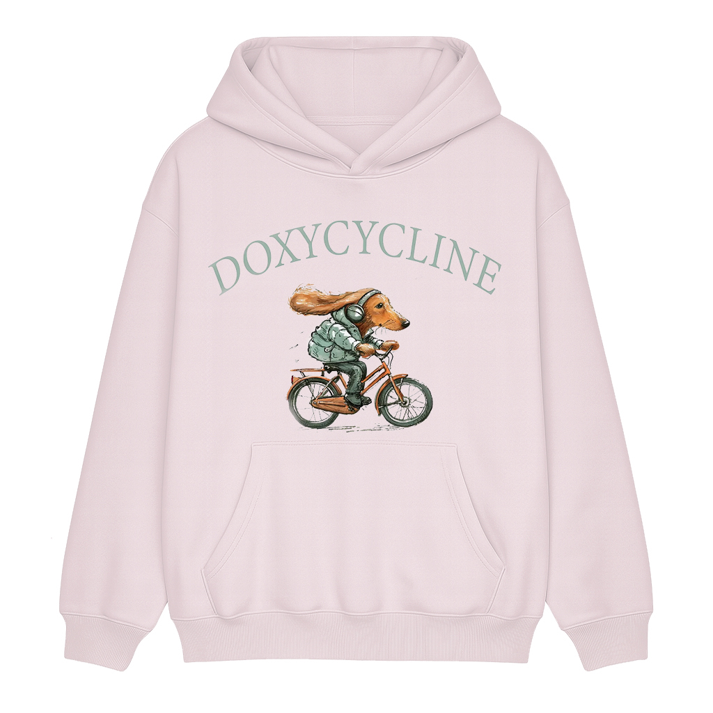 Doxycycline Dachshund Bicycle Unisex Shirt/Crewneck/Hoodie