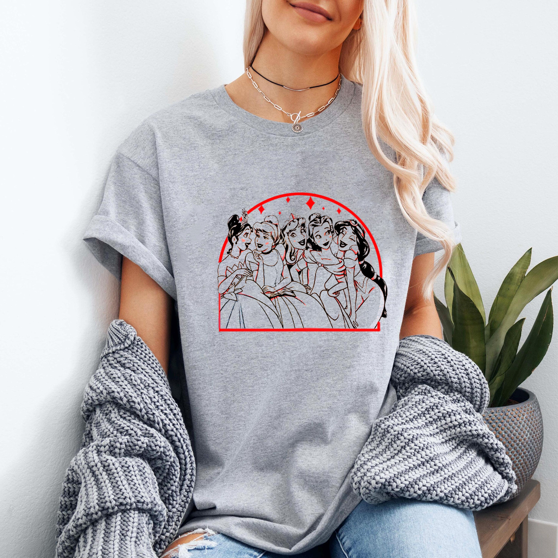 Disney Princesses Unisex Shirt/Crewneck/Hoodie