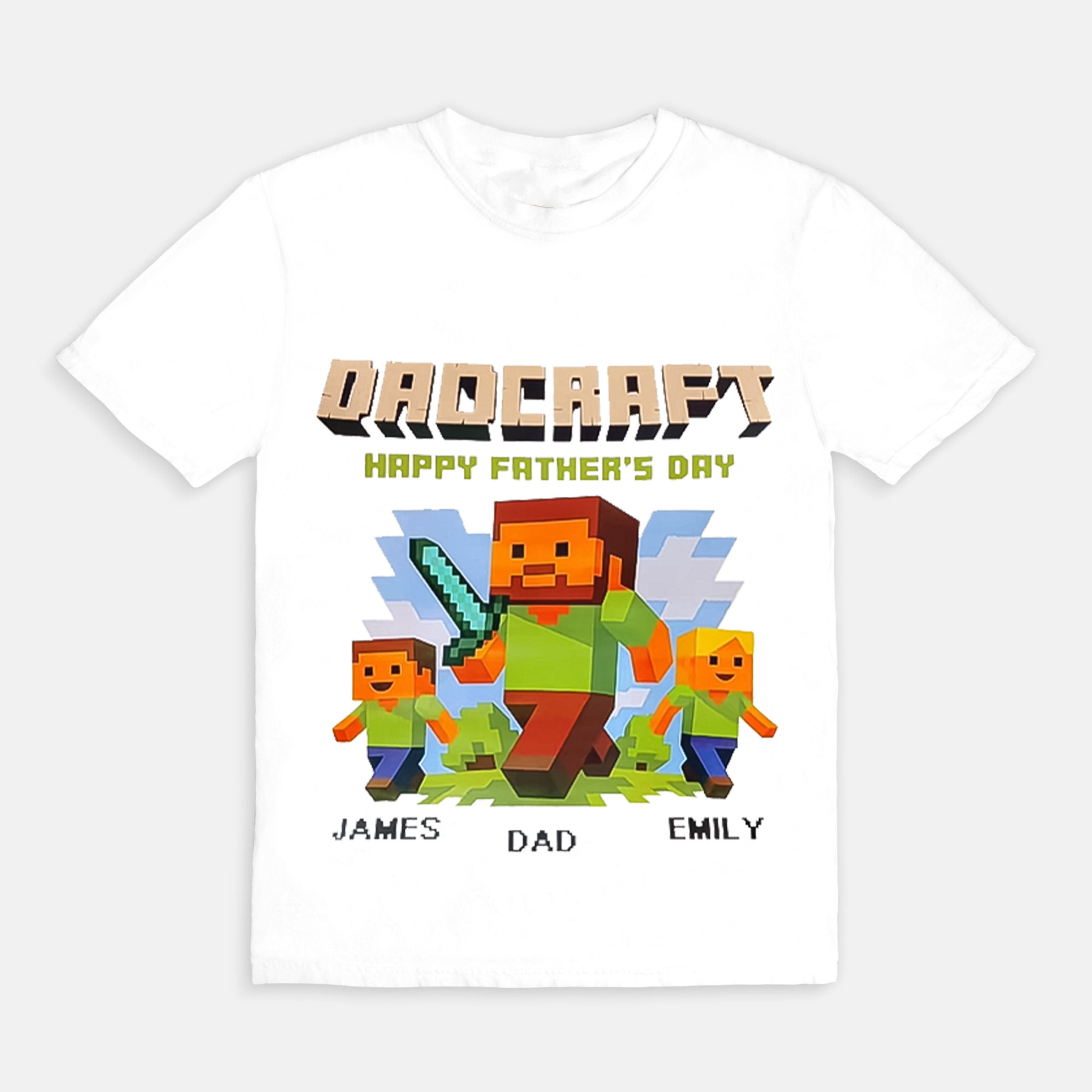 Dadcratf Happy Father's Day T-Shirt