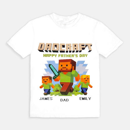 Dadcratf Happy Father's Day T-Shirt