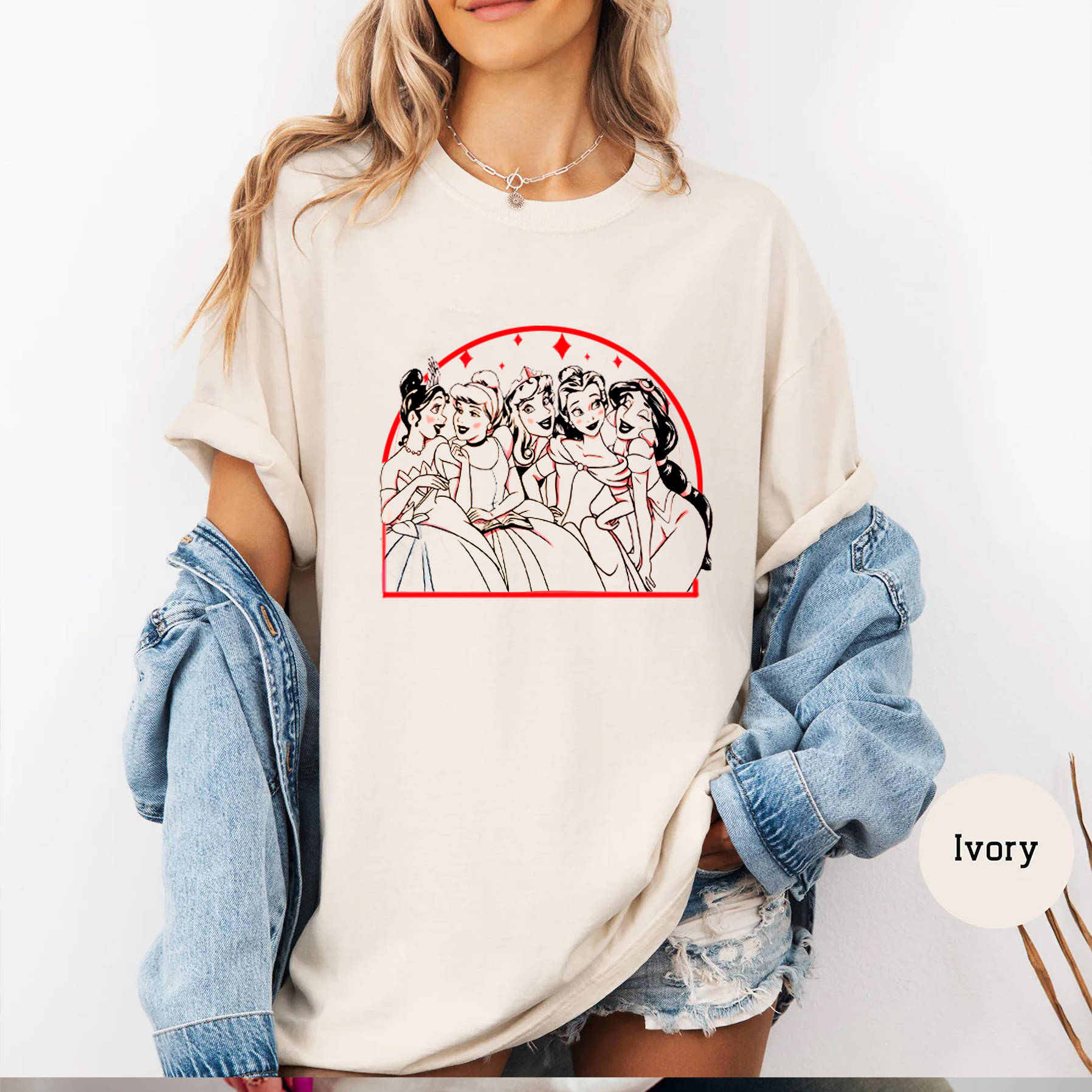 Disney Princesses Unisex Shirt/Crewneck/Hoodie