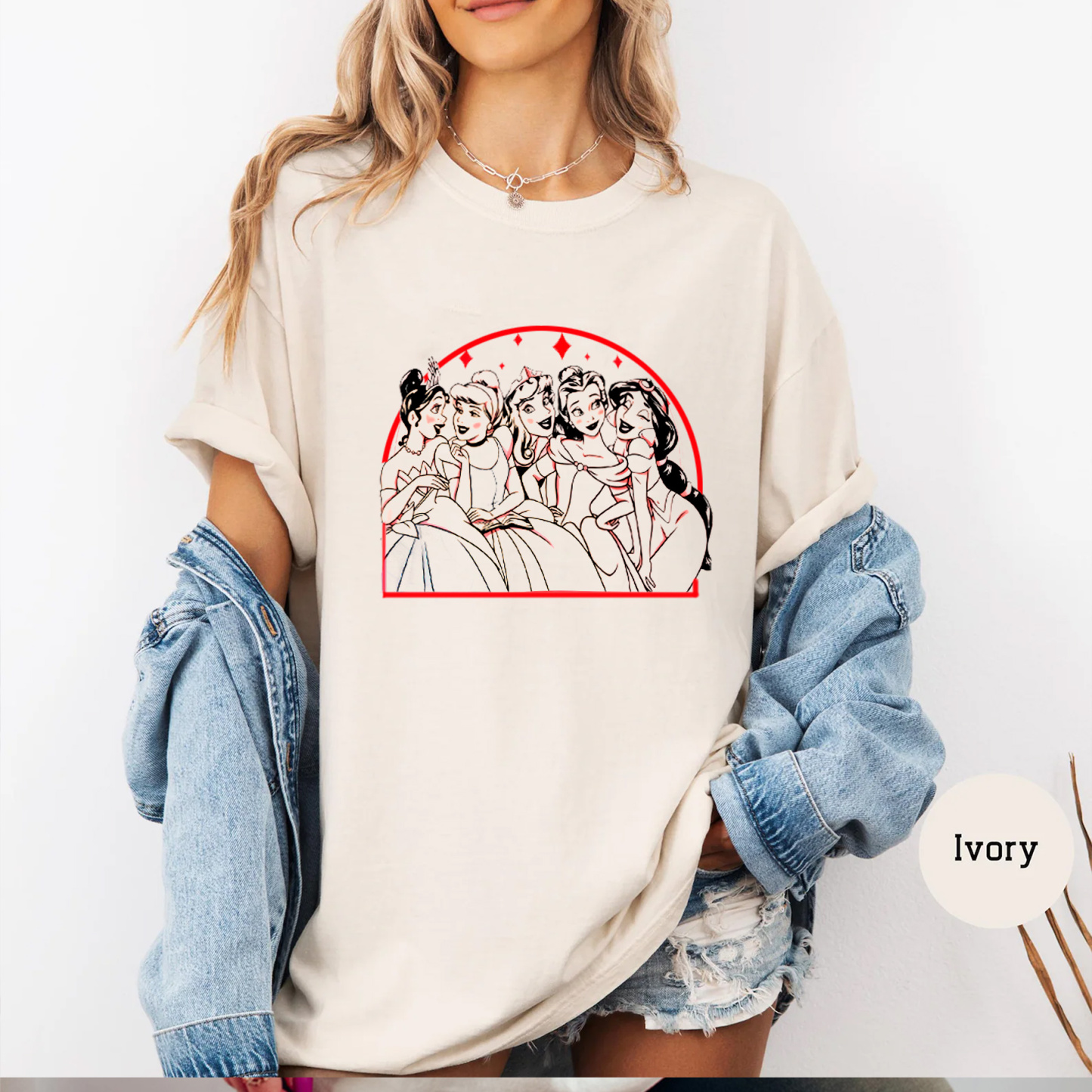 Disney Princesses Unisex Shirt/Crewneck/Hoodie