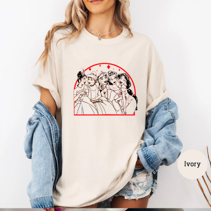 Disney Princesses Unisex Shirt/Crewneck/Hoodie